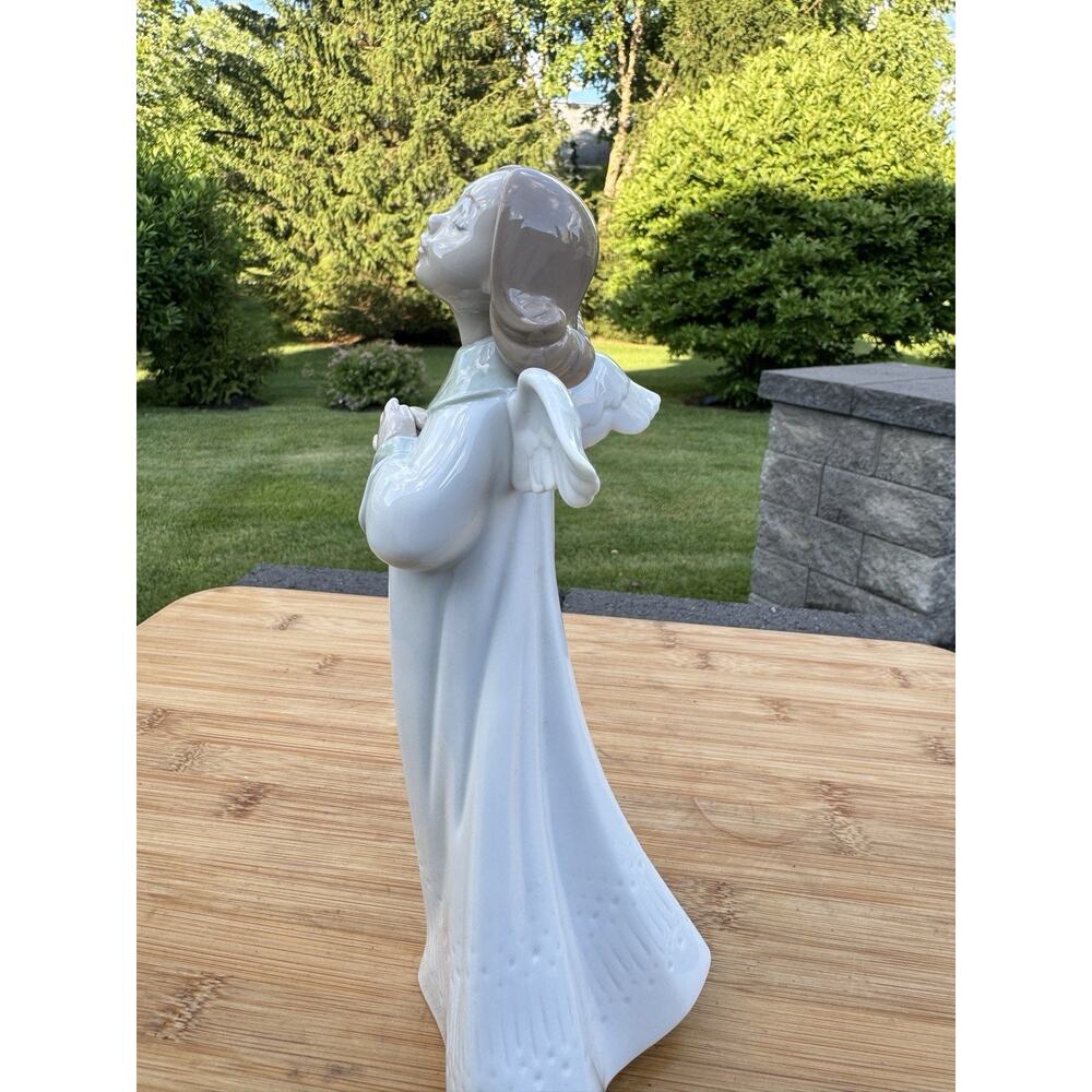 LLADRO An Angels Wish Porcelain Figurine 9” Tall #6788 Retired 2000 - Picture 5 of 9
